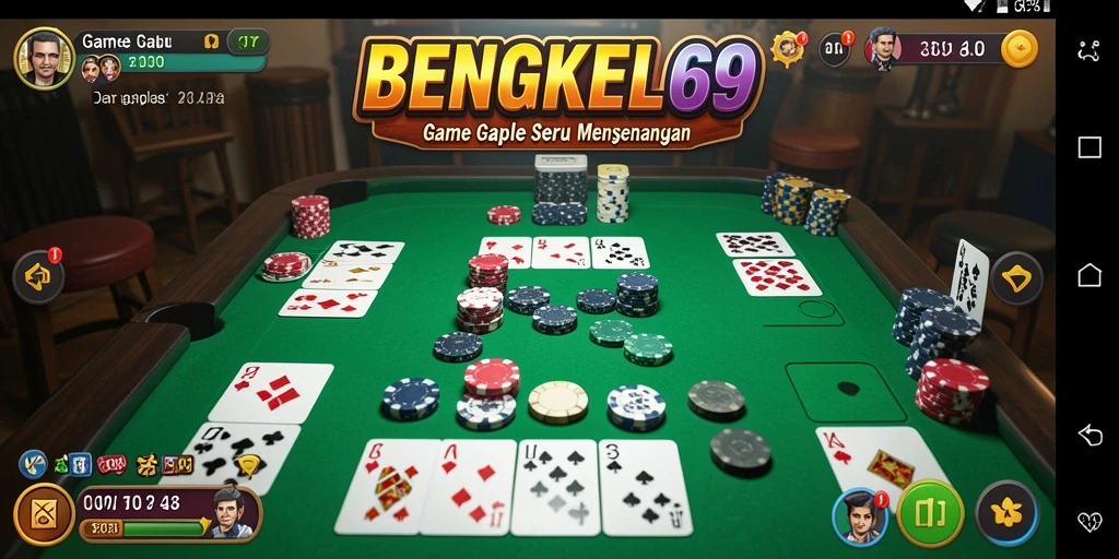 Tampilan gameplay BENGKEL69 yang menyenangkan dan interaktif.