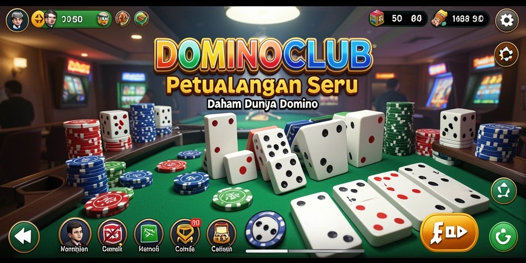 Tampilan menarik gameplay petualangan di DOMINOCLUB.