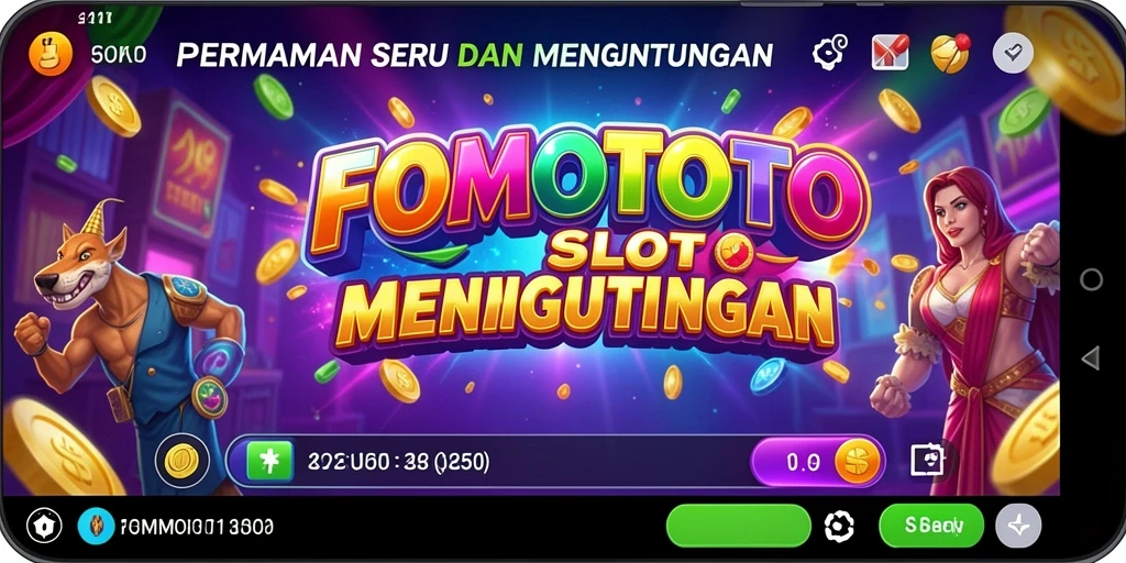 Screenshot FOMOTOTO menampilkan gameplay Slot yang menarik dan mengasyikkan.