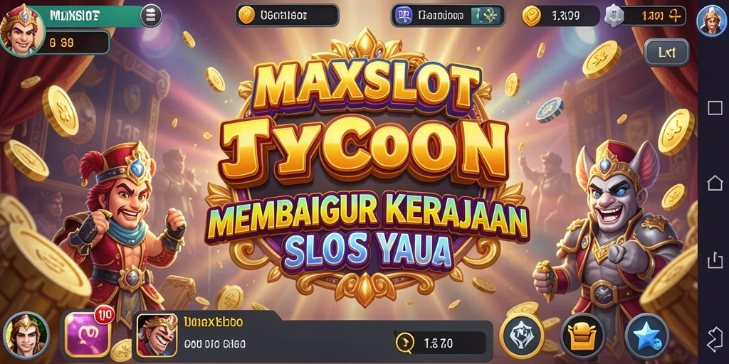 Tampilan gameplay seru dari MAXSLOT dengan berbagai mesin slot.