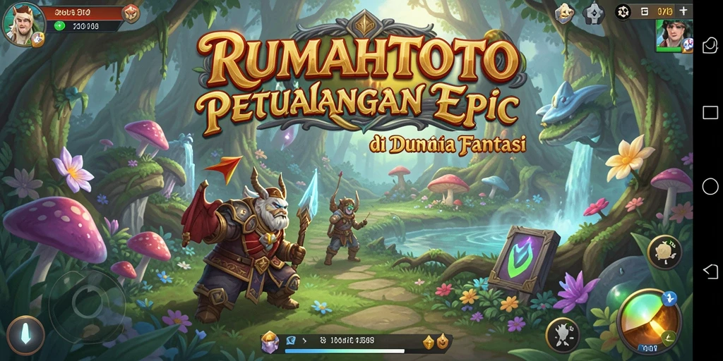 Tampilan gameplay RPG yang memukau dan menantang.