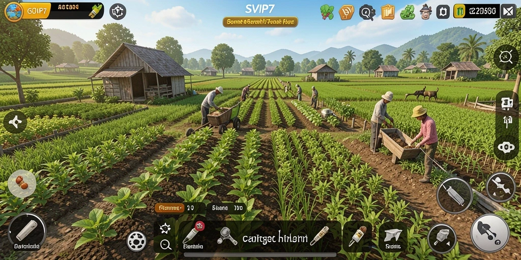 Tampilan gameplay SVIP7 yang menarik dan penuh warna.