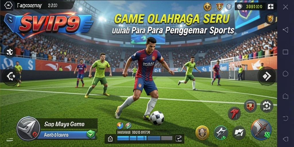 Tampilan menarik dari gameplay SVIP9 dengan berbagai pilihan olahraga.